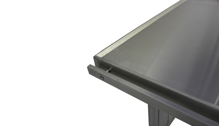 STAINLESS STEEL ADJUSTABLE VETERINARY EXAM TABLE