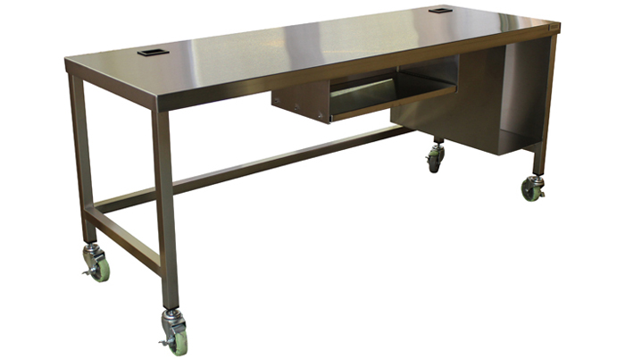 STAINLESS STEEL VETERINARY ADMIN. STATION