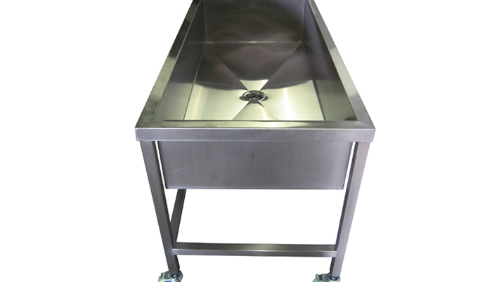 STAINLESS STEEL DOG BATHING TUB