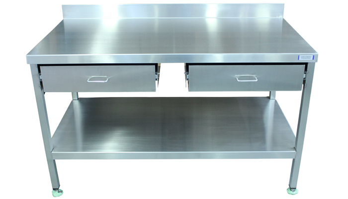 STAINLESS STEEL VETERINARY EQUIPMENT TABLE