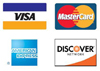 We accept major credit cards