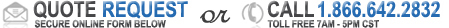 Request a Quote or Call Today!