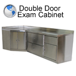 Veterinary Double Door Exam Cabinet