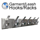 Stainless Garment and Leash Rack