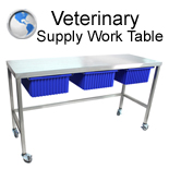 Veterinary Supply Work Table