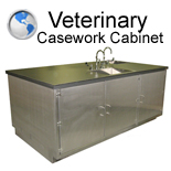 Veterinary Casework Cabinet
