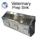 Veterinary Prep sink