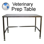 Veterinary Prep Table