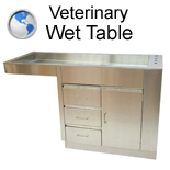 Veterinary Wet Table