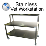 Stainless Veterinary Workstation